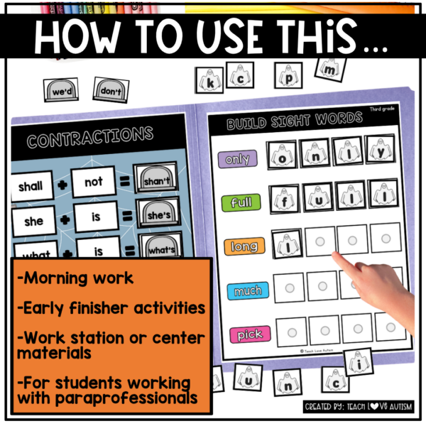October Reading File Folders 2nd–4th Grade