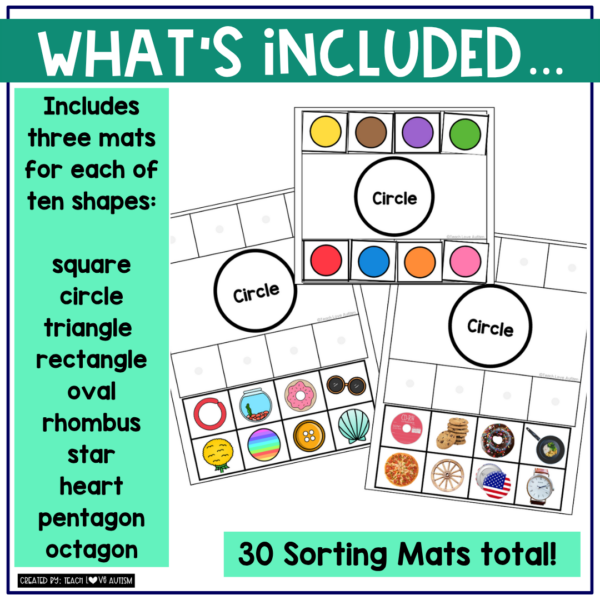 Shapes Sorting Mats