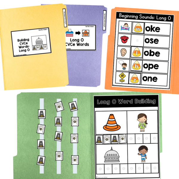 Fall CVCe File Folders for Literacy Centers and Phonics Skills - Image 4